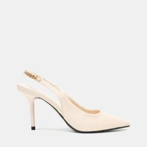 Giày Cao Gót Slingback Phối Xích